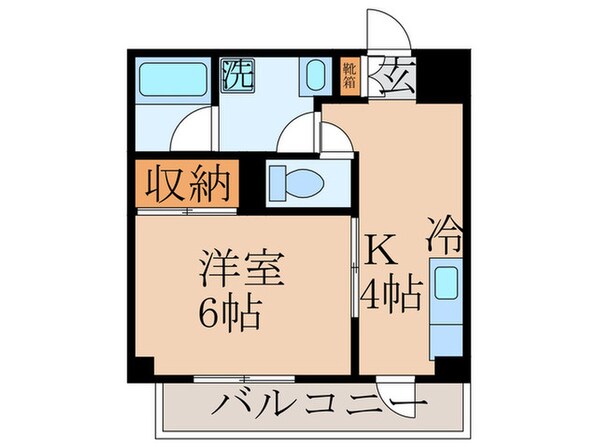 ハイム三ツ沢の物件間取画像